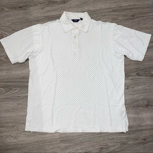 LINCS by David Chu - Collared, Polka Dotted Polo Shirt Dress